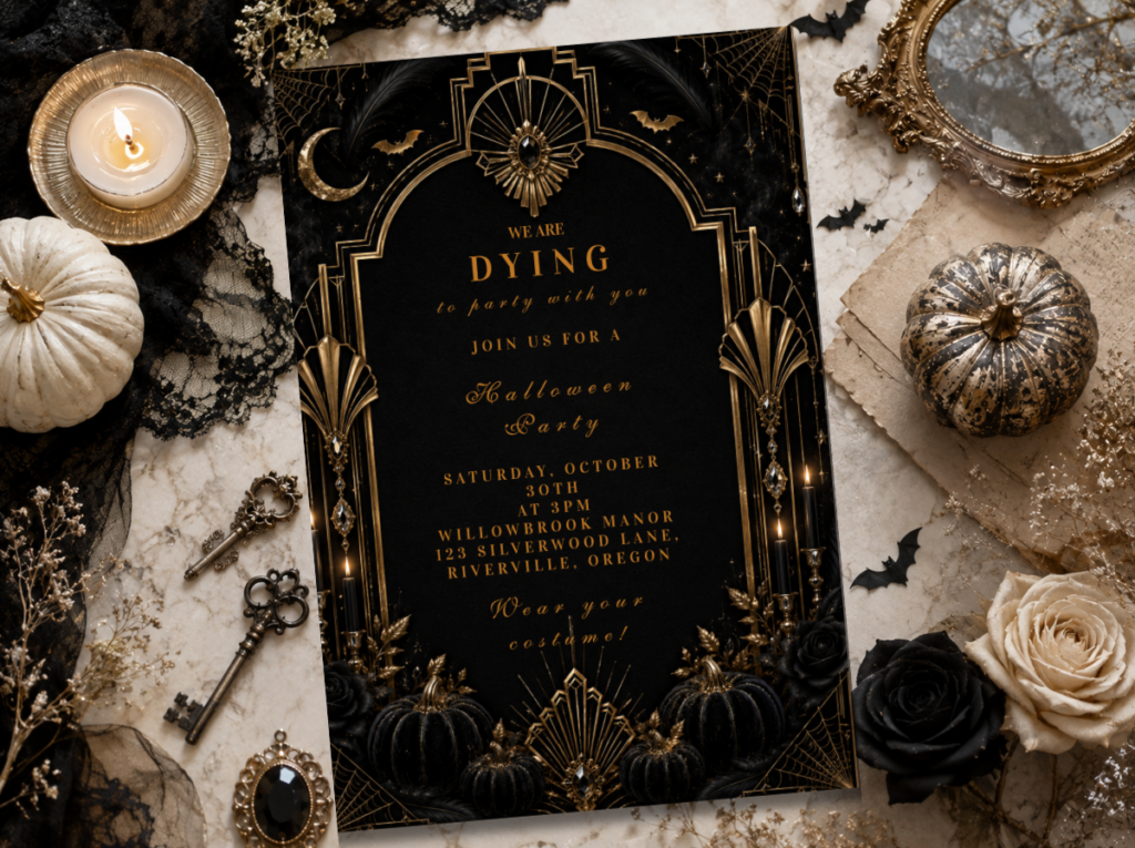 Glam & Elegant Halloween Party