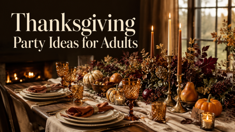 Thanksgiving Party Ideas for Adults