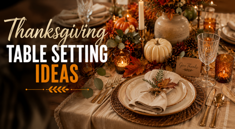 Thanksgiving Table Setting Ideas