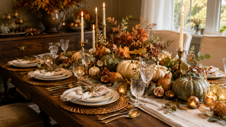 Thanksgiving Table Setting Ideas