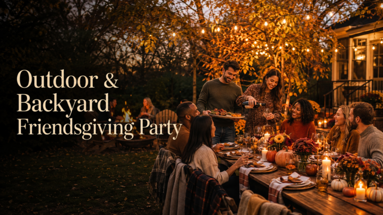 Outdoor & Backyard Friendsgiving Party