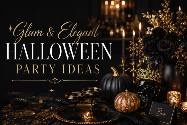 Glam & Elegant Halloween Party Ideas