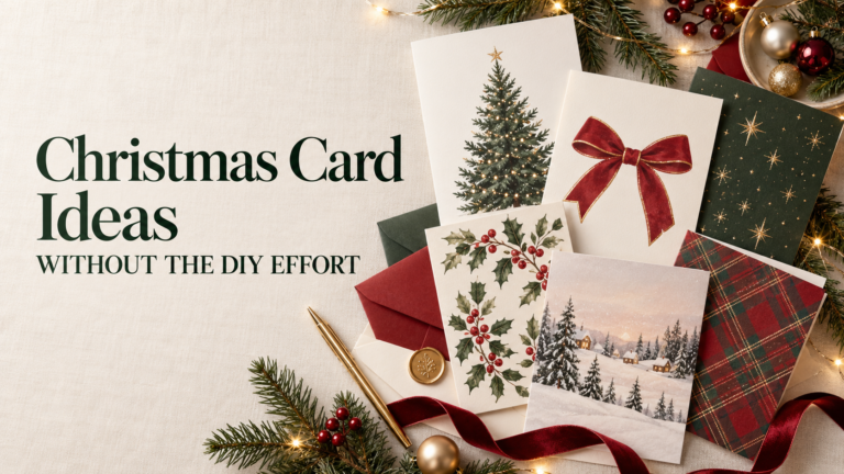 Christmas Card Ideas Without the DIY Effort