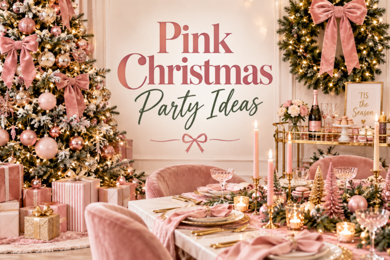 Pink Christmas Party Ideas