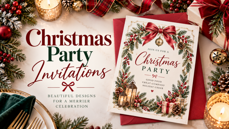 Christmas Party Invitations